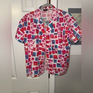 Vintage Gitano Hawaiian shirt- Vacay -SZ M